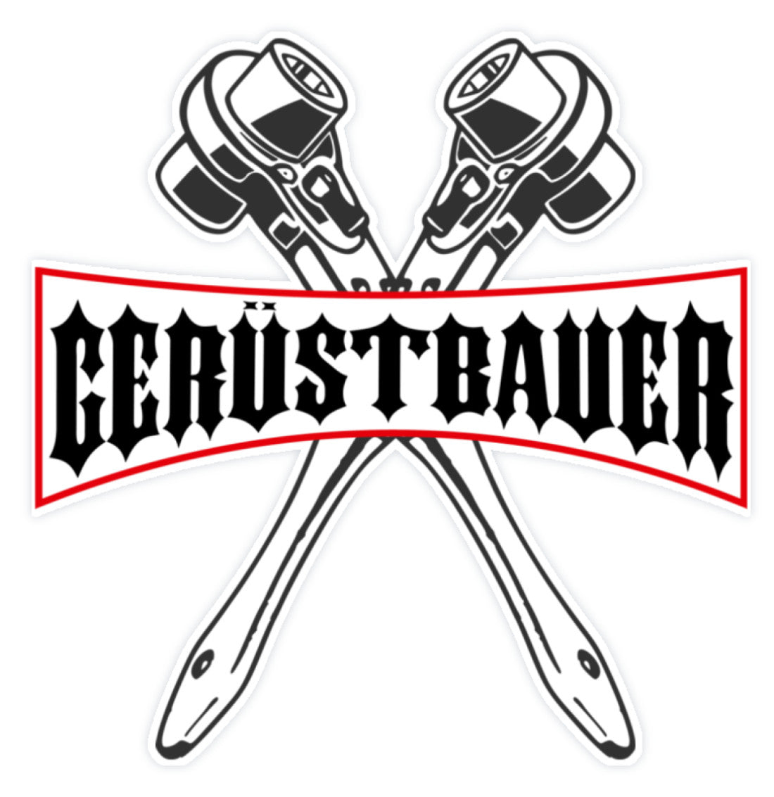 Gerüstbauer Ratsche  - Sticker €5.95 Gerüstbauer - Shop >>