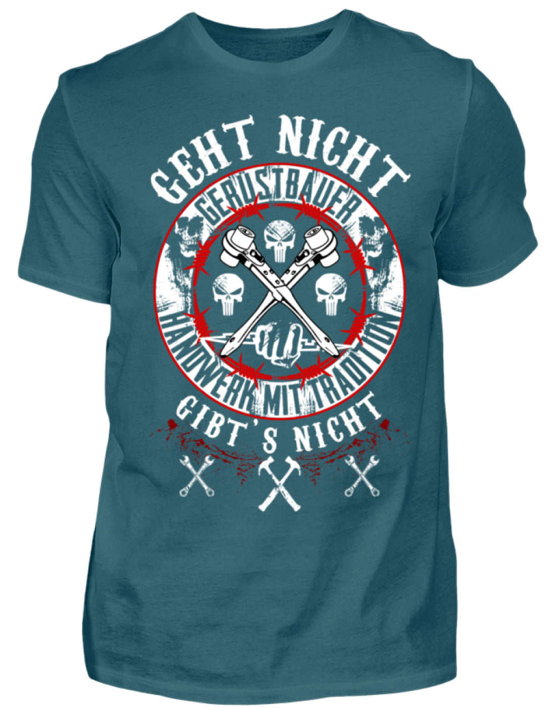 Gerüstbauer T-Shirt / GEHT NICHT GIBT´S NICHT €21.95 Gerüstbauer - Shop >>