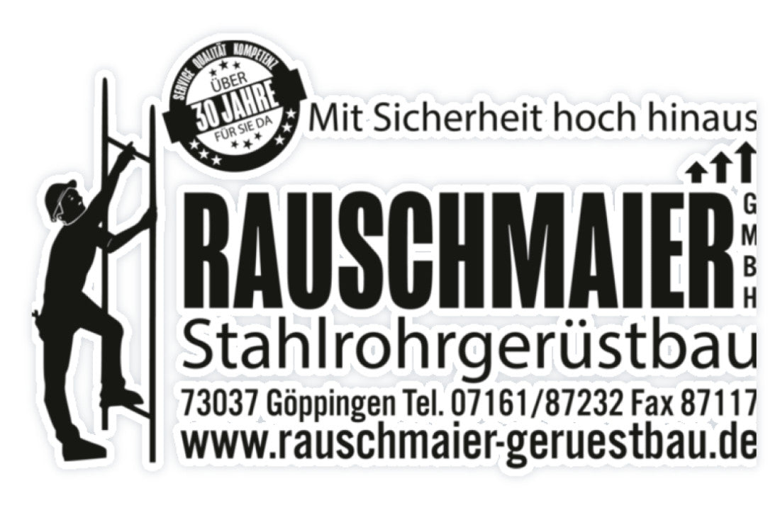 Gerüstbau Rauschmaier  - Sticker €9.95 Gerüstbauer - Shop >>