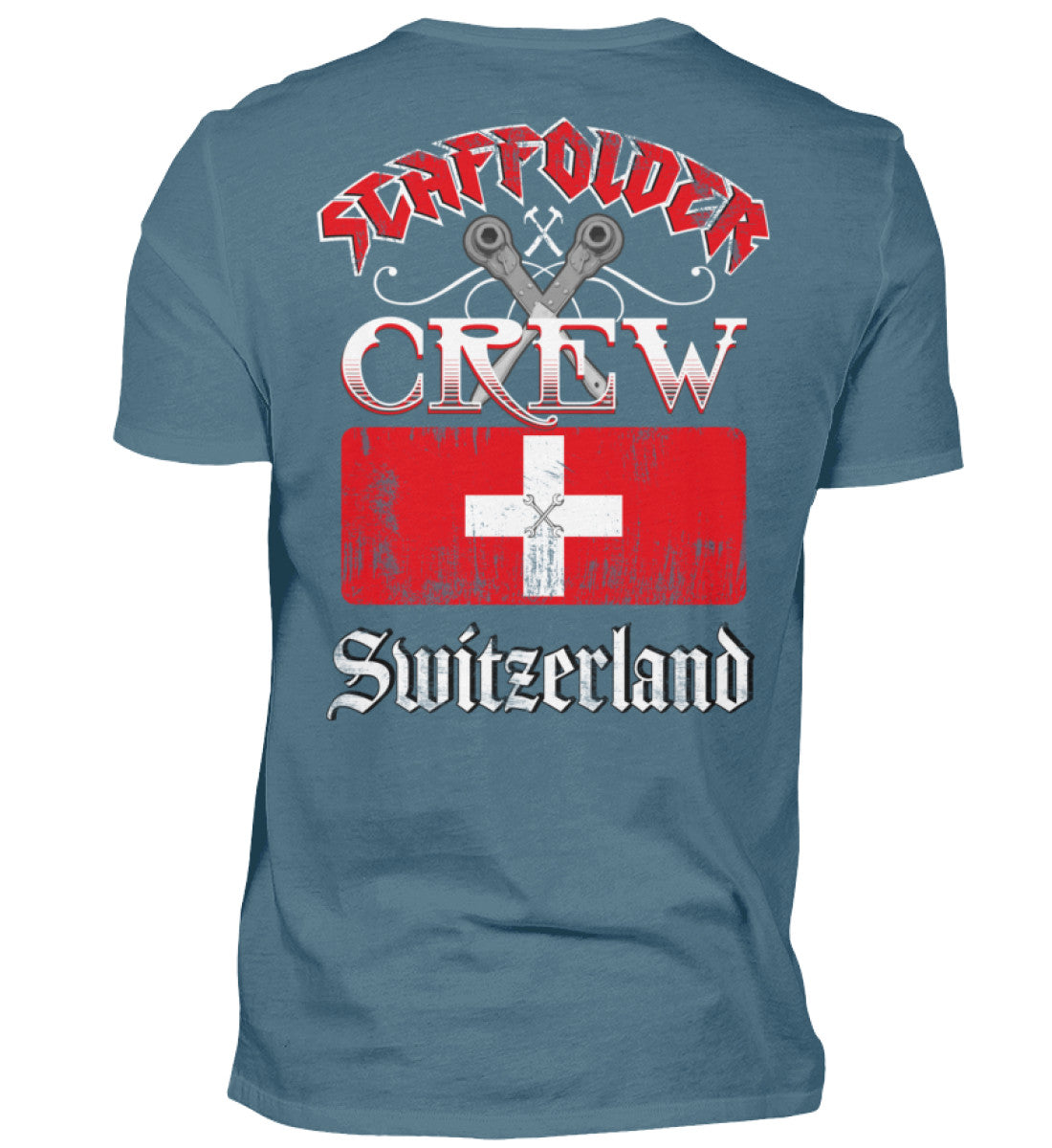 Gerüstbauer T-Shirt Scaffolder Crew Switzerland €24.95 Gerüstbauer - Shop >>