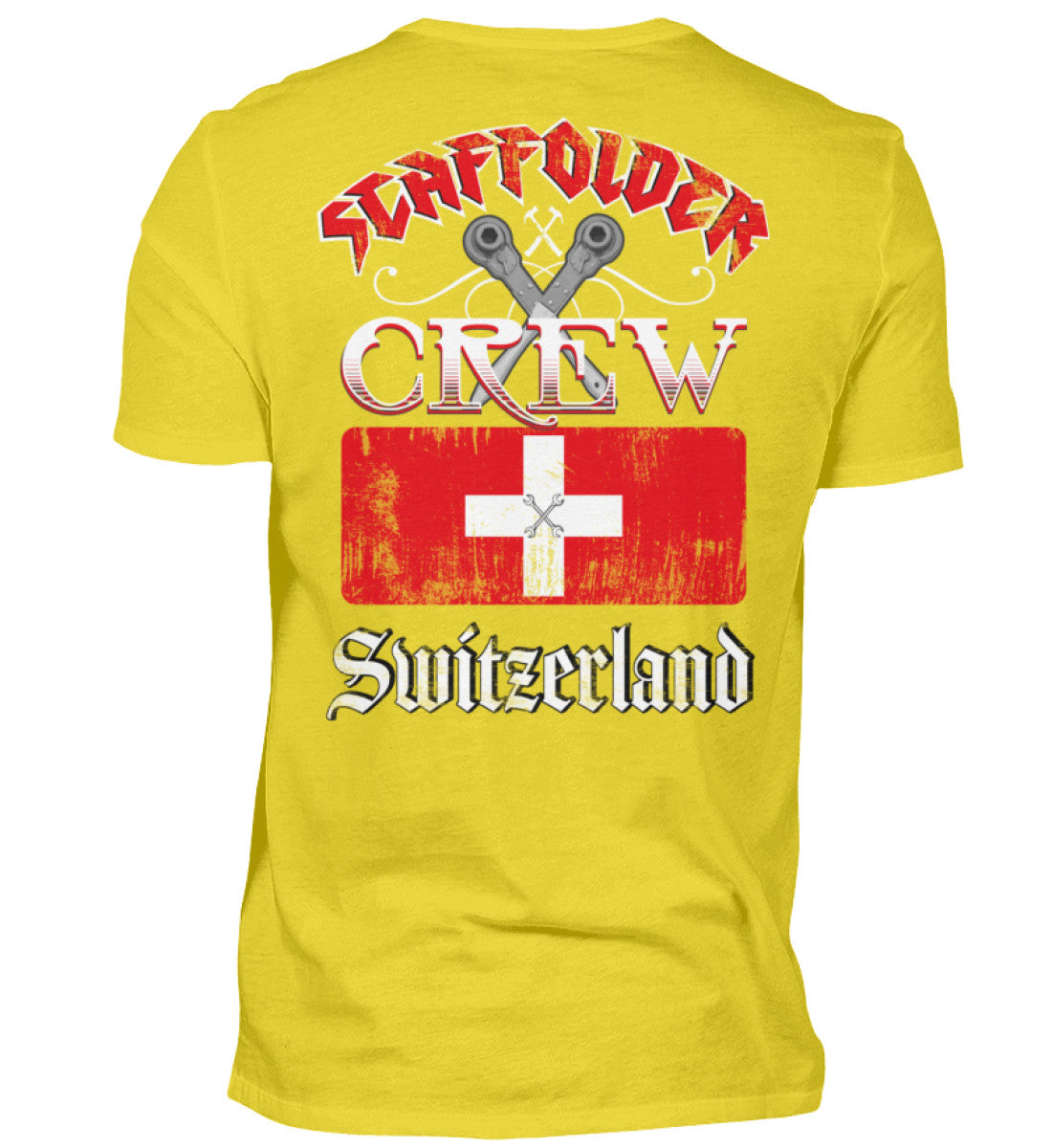 Gerüstbauer T-Shirt Scaffolder Crew Switzerland €24.95 Gerüstbauer - Shop >>