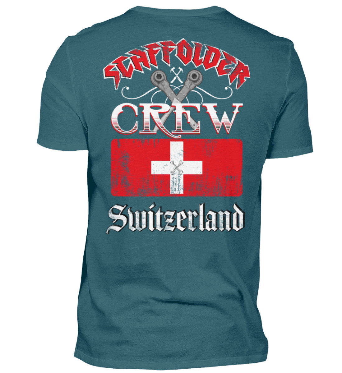 Gerüstbauer T-Shirt Scaffolder Crew Switzerland €24.95 Gerüstbauer - Shop >>