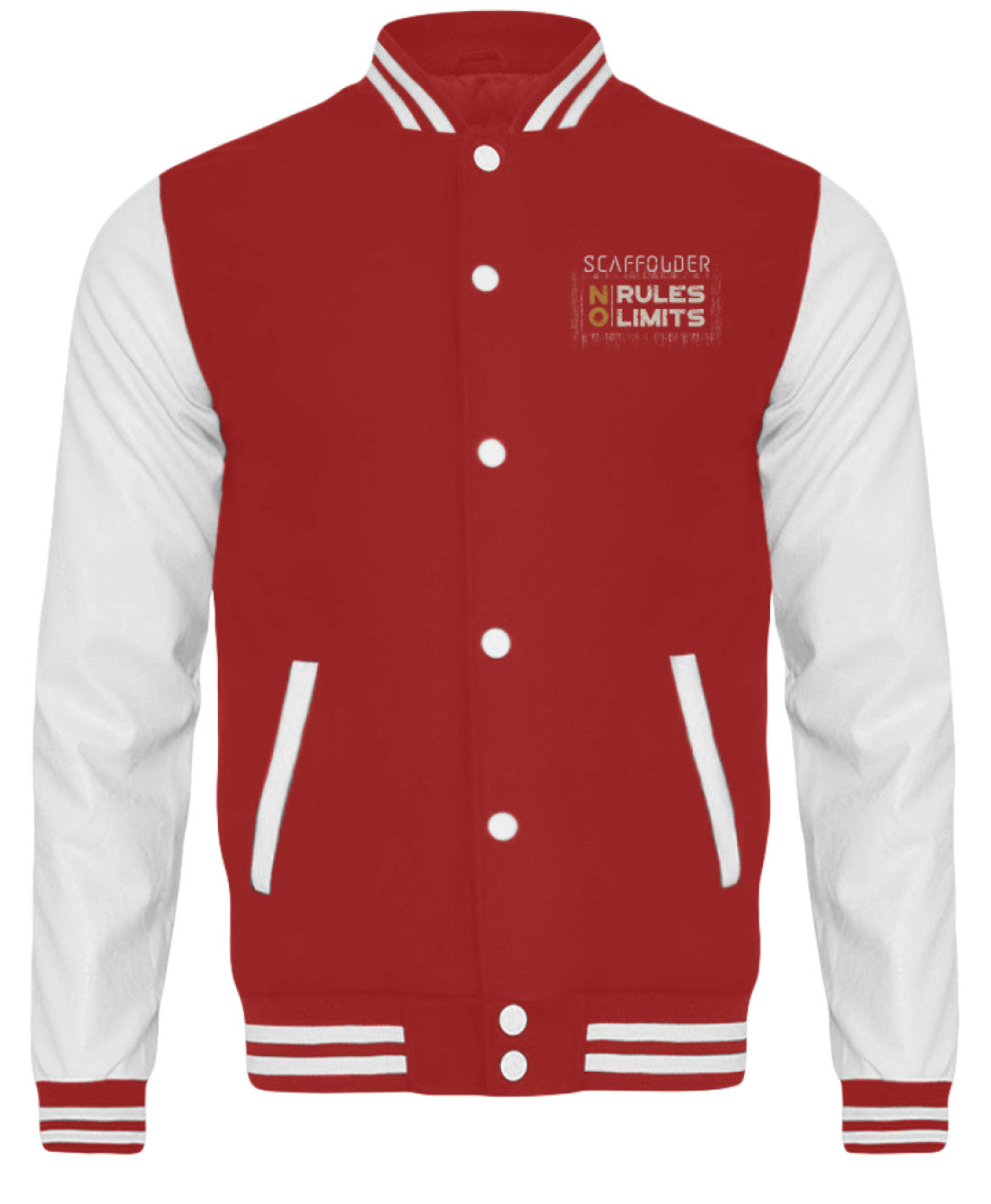 Scaffolder NO RULES NO LIMITS  - College Sweatjacke €59.95 Gerüstbauer - Shop >>