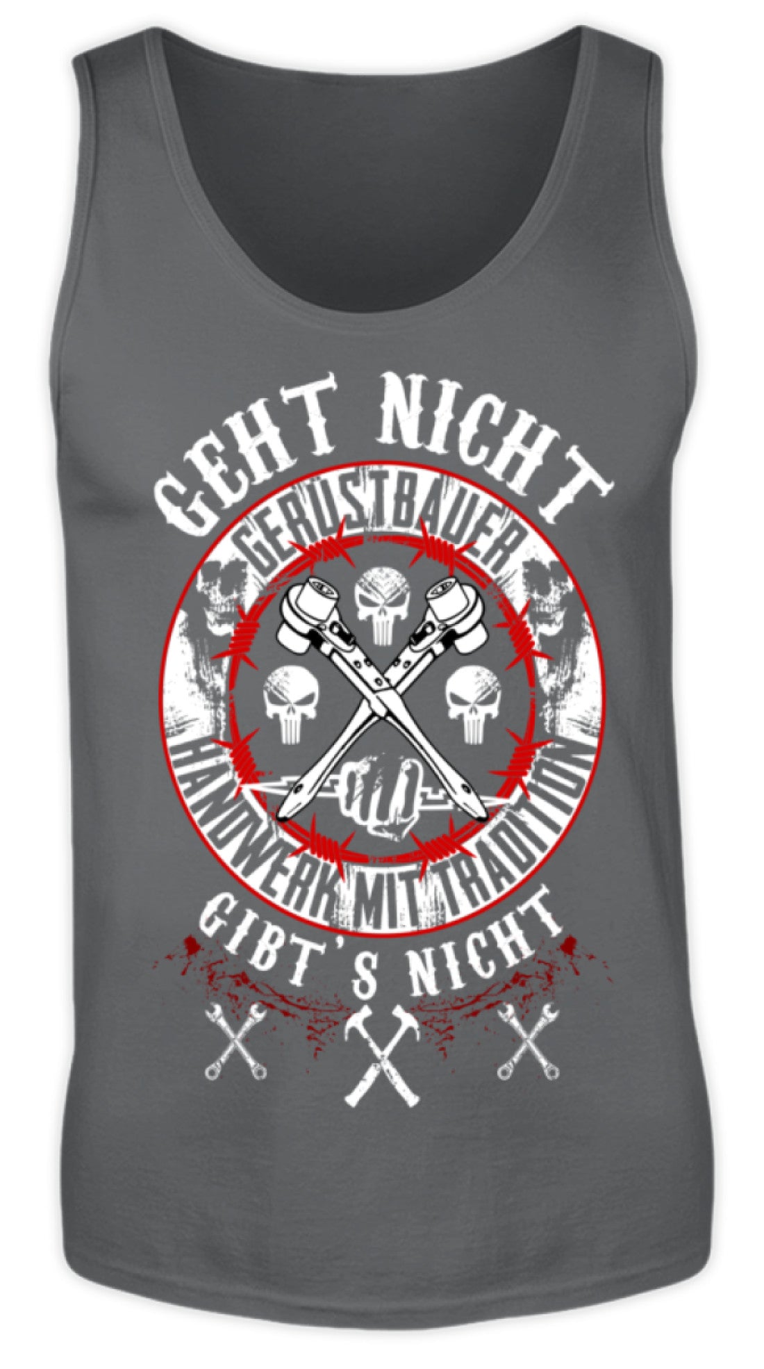 Gerüstbauer / GEHT NICHT GIBT´S NICHT  - Herren Tanktop €19.95 Gerüstbauer - Shop >>