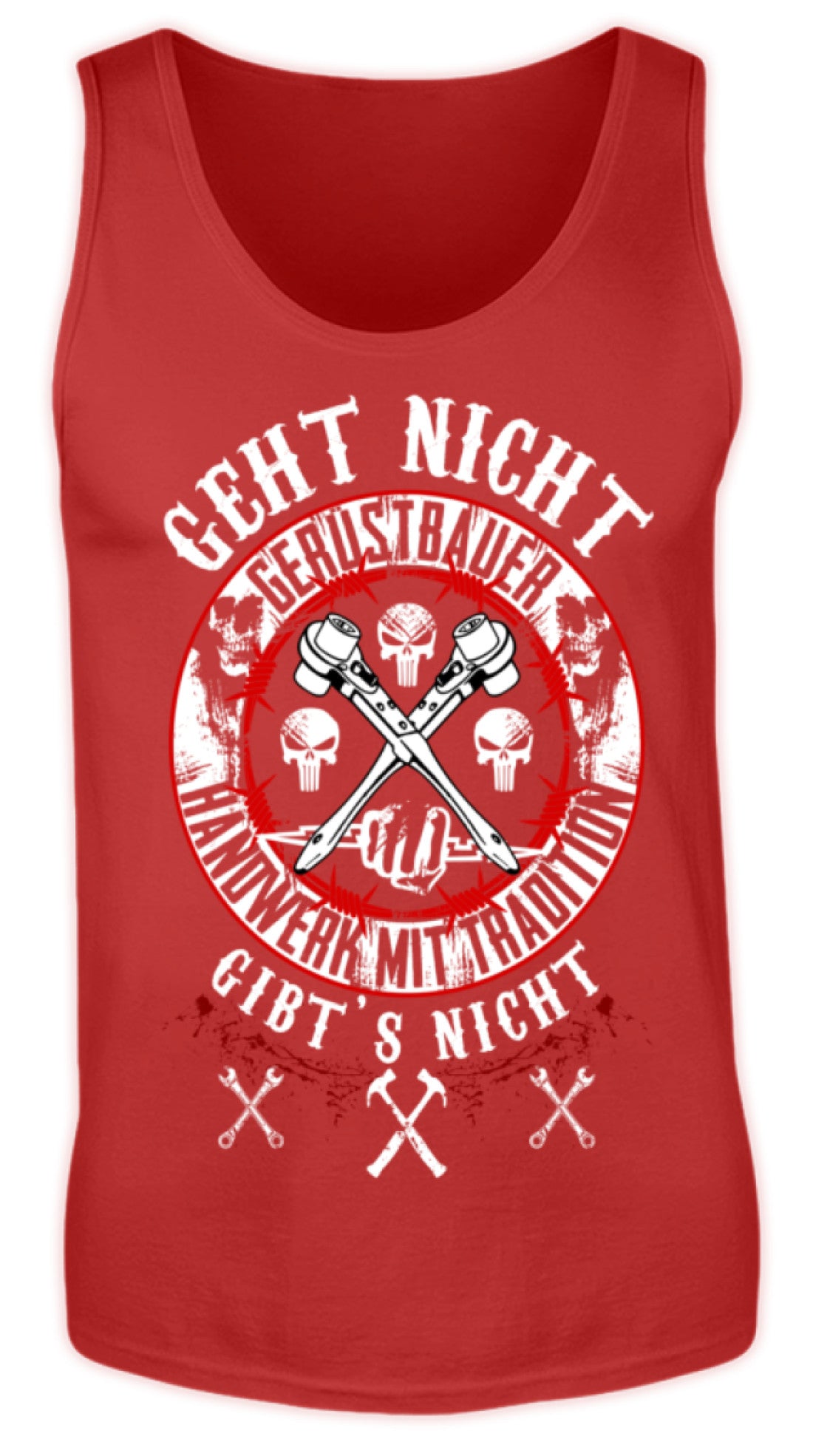 Gerüstbauer / GEHT NICHT GIBT´S NICHT  - Herren Tanktop €19.95 Gerüstbauer - Shop >>