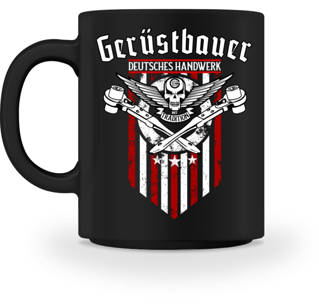 Gerüstbautasse / Deutsches Handwerk  - Tasse €18.95 Gerüstbauer - Shop >>