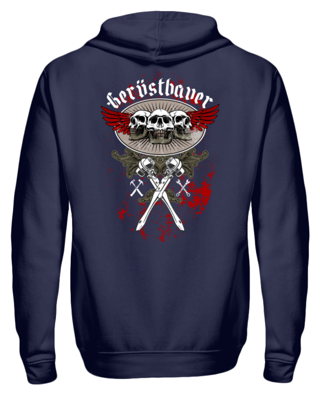 Gerüstbauer Skull  - Zip-Hoodie €44.95 Gerüstbauer - Shop >>