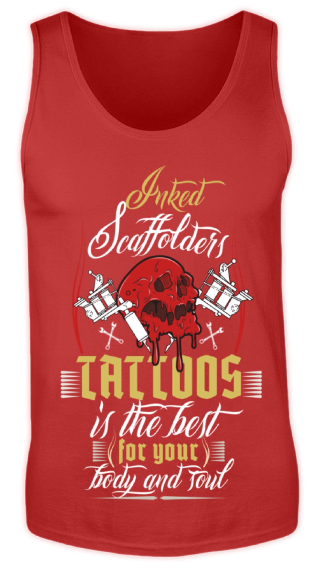 Inked Scaffolders  - Herren Tanktop €19.99 Gerüstbauer - Shop >>