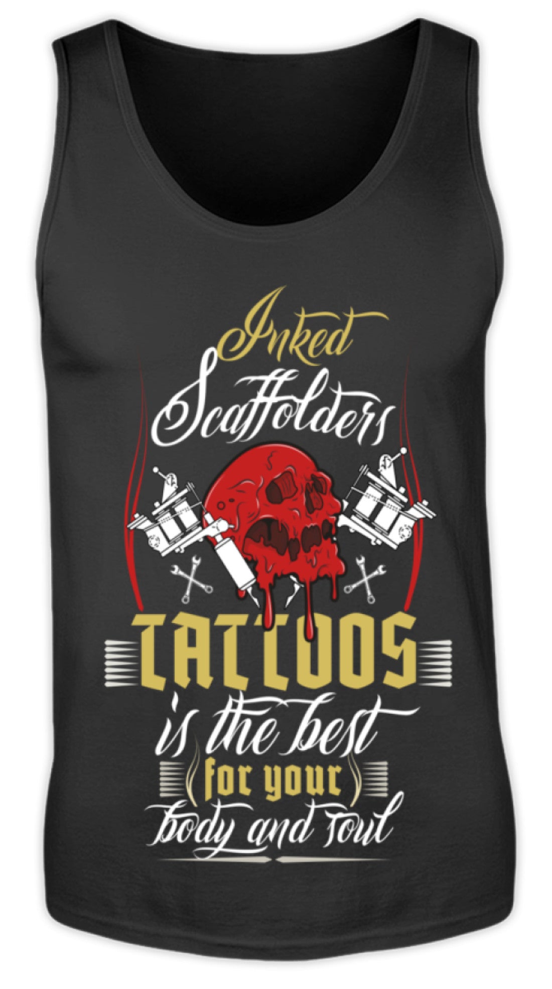 Inked Scaffolders  - Herren Tanktop €19.99 Gerüstbauer - Shop >>