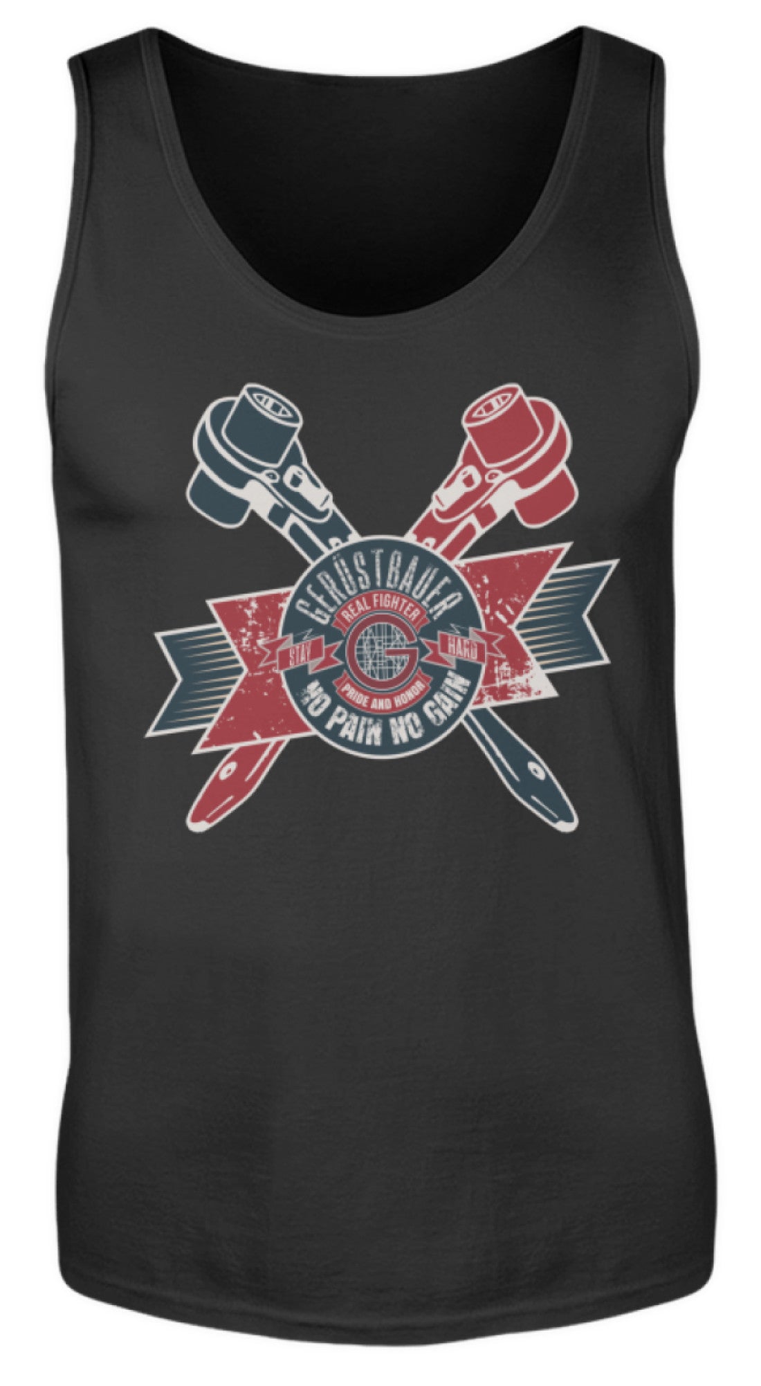 Gerüstbauer Real Fighter  - Herren Tanktop €22.95 Gerüstbauer - Shop >>