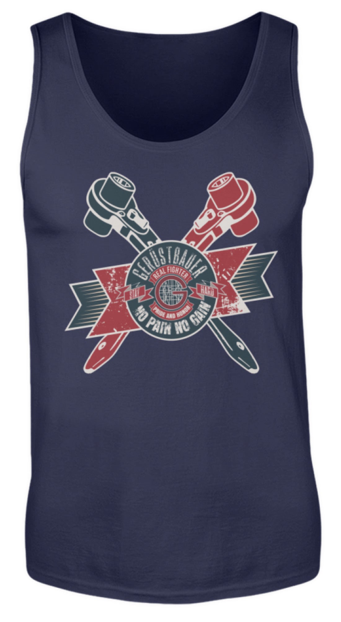Gerüstbauer Real Fighter  - Herren Tanktop €22.95 Gerüstbauer - Shop >>