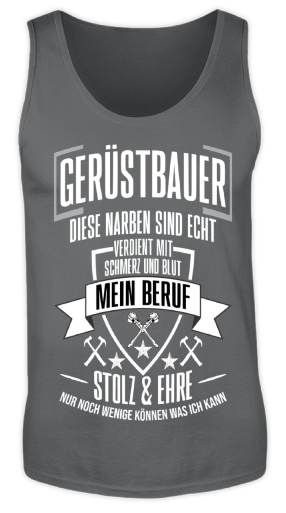 Gerüstbauer / MEIN BERUF  - Herren Tanktop €19.95 Gerüstbauer - Shop >>