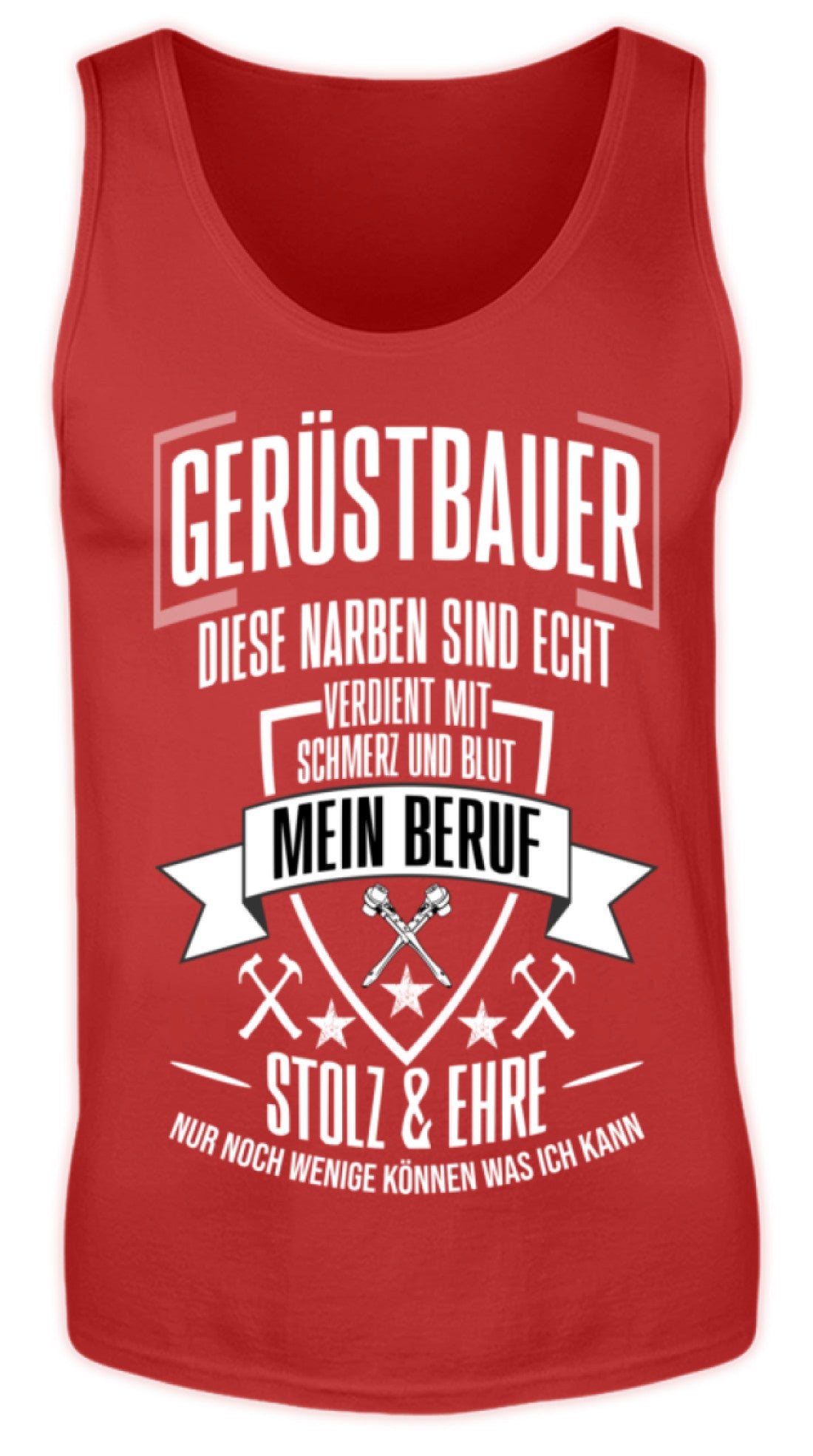 Gerüstbauer / MEIN BERUF  - Herren Tanktop €19.95 Gerüstbauer - Shop >>