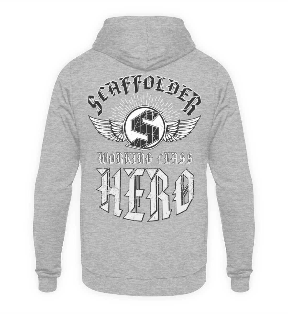 Working Class Hero  - Unisex Kapuzenpullover Hoodie €44.95 Gerüstbauer - Shop >>