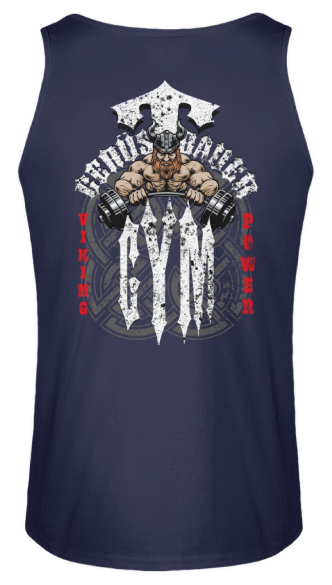 Gerüstbauer Gym / Viking Power / White  - Herren Tanktop €22.95 Gerüstbauer - Shop >>