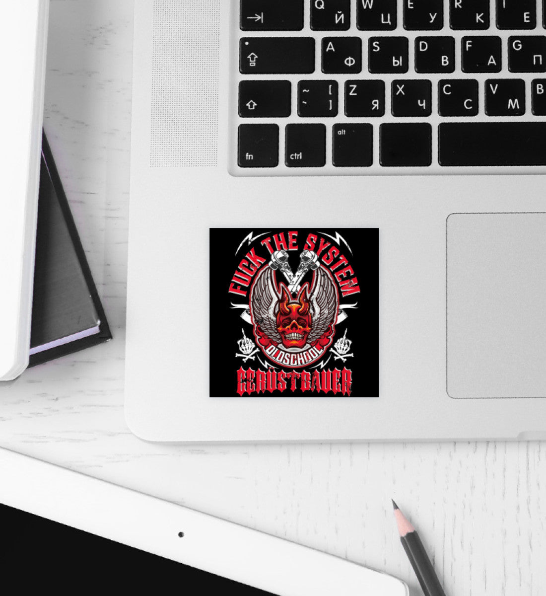Fuck the System   - Sticker €2.95 Gerüstbauer - Shop >>