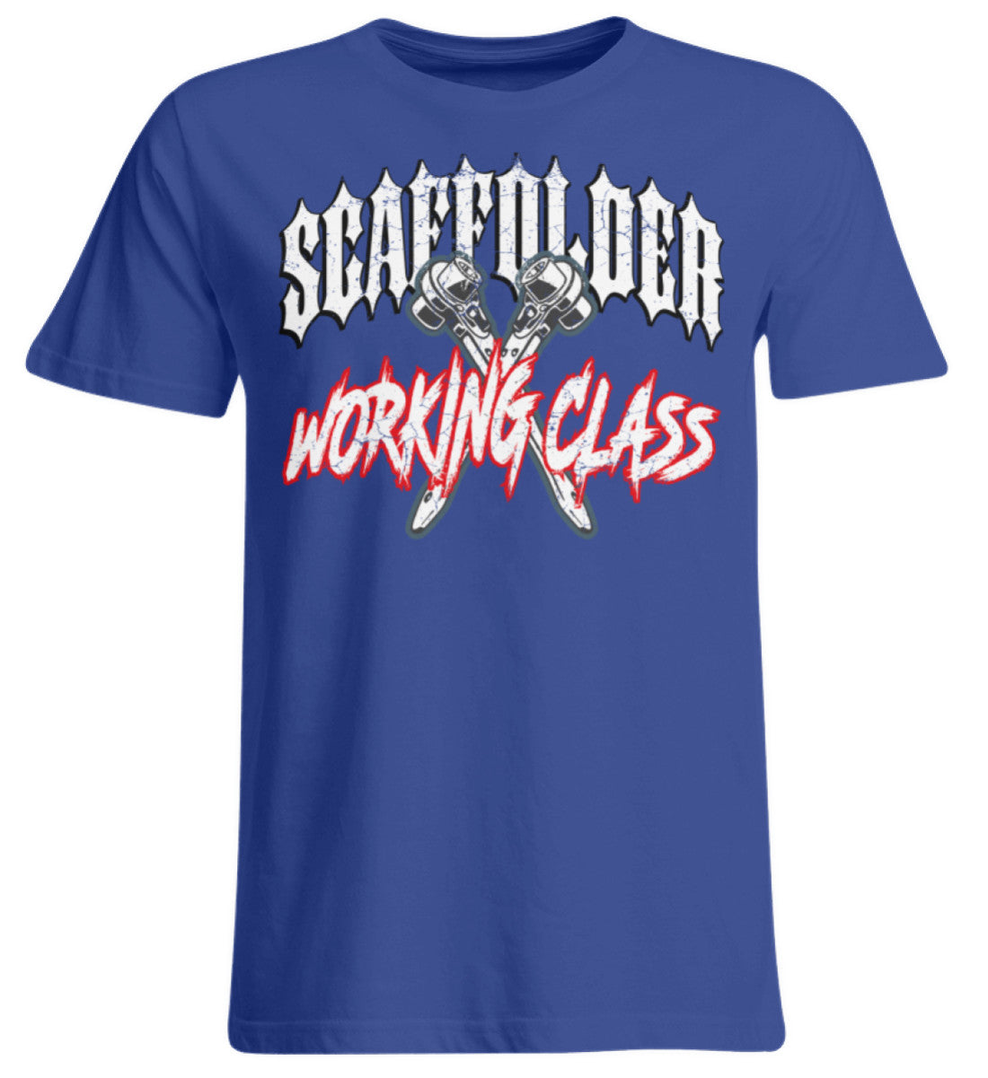 Scaffolder Working Class  - Übergrößenshirt €24.95 Gerüstbauer - Shop >>
