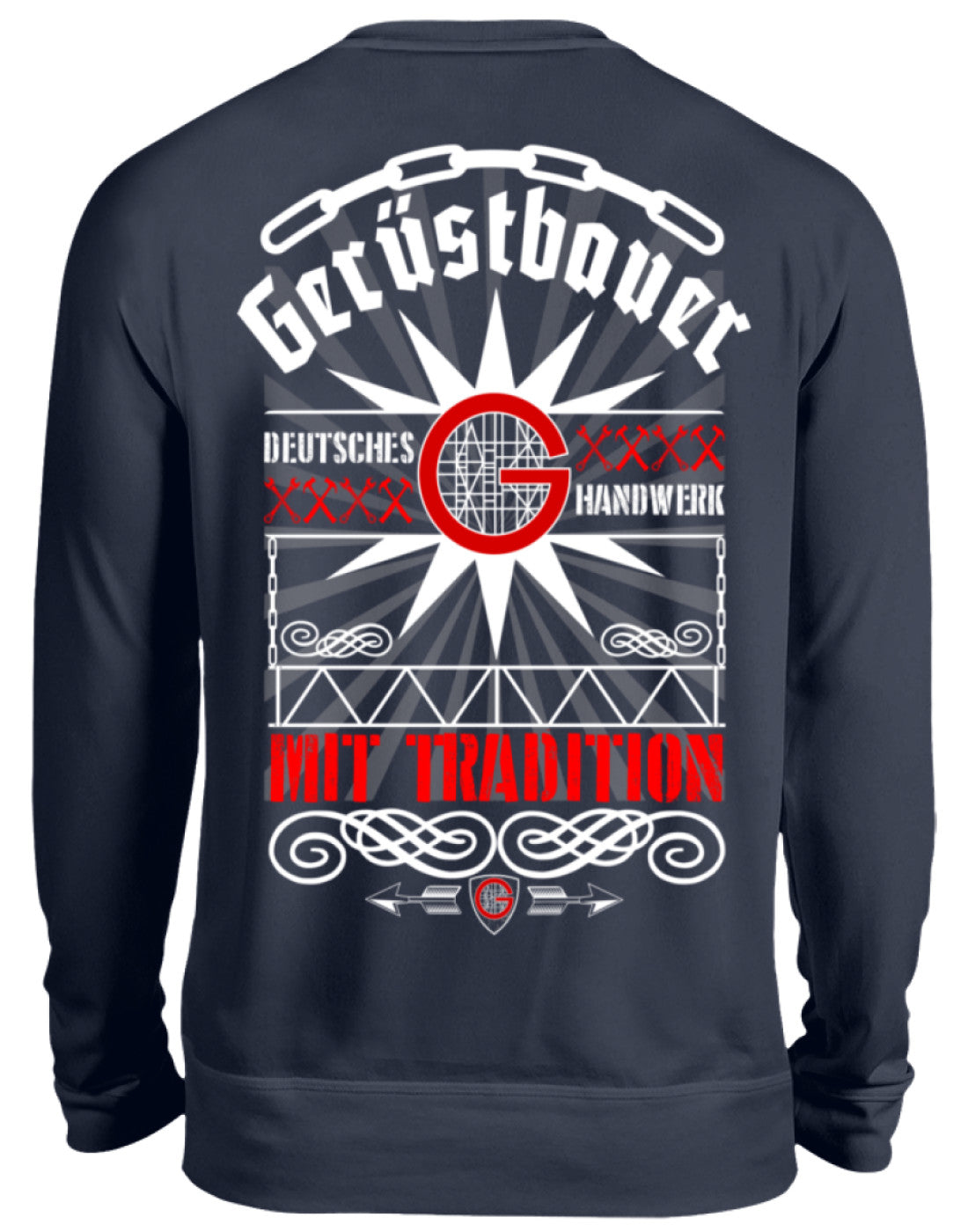 Gerüstbauer Handwerk mit Tradition  - Unisex Pullover €32.95 Gerüstbauer - Shop >>
