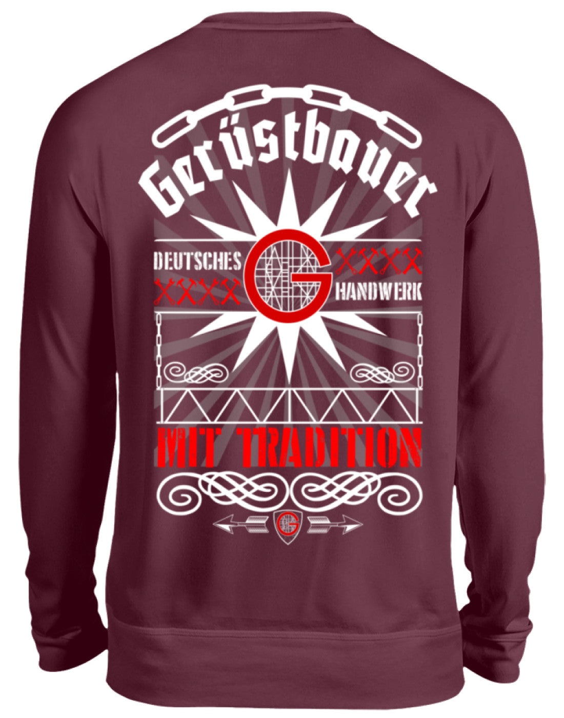Gerüstbauer Handwerk mit Tradition  - Unisex Pullover €32.95 Gerüstbauer - Shop >>