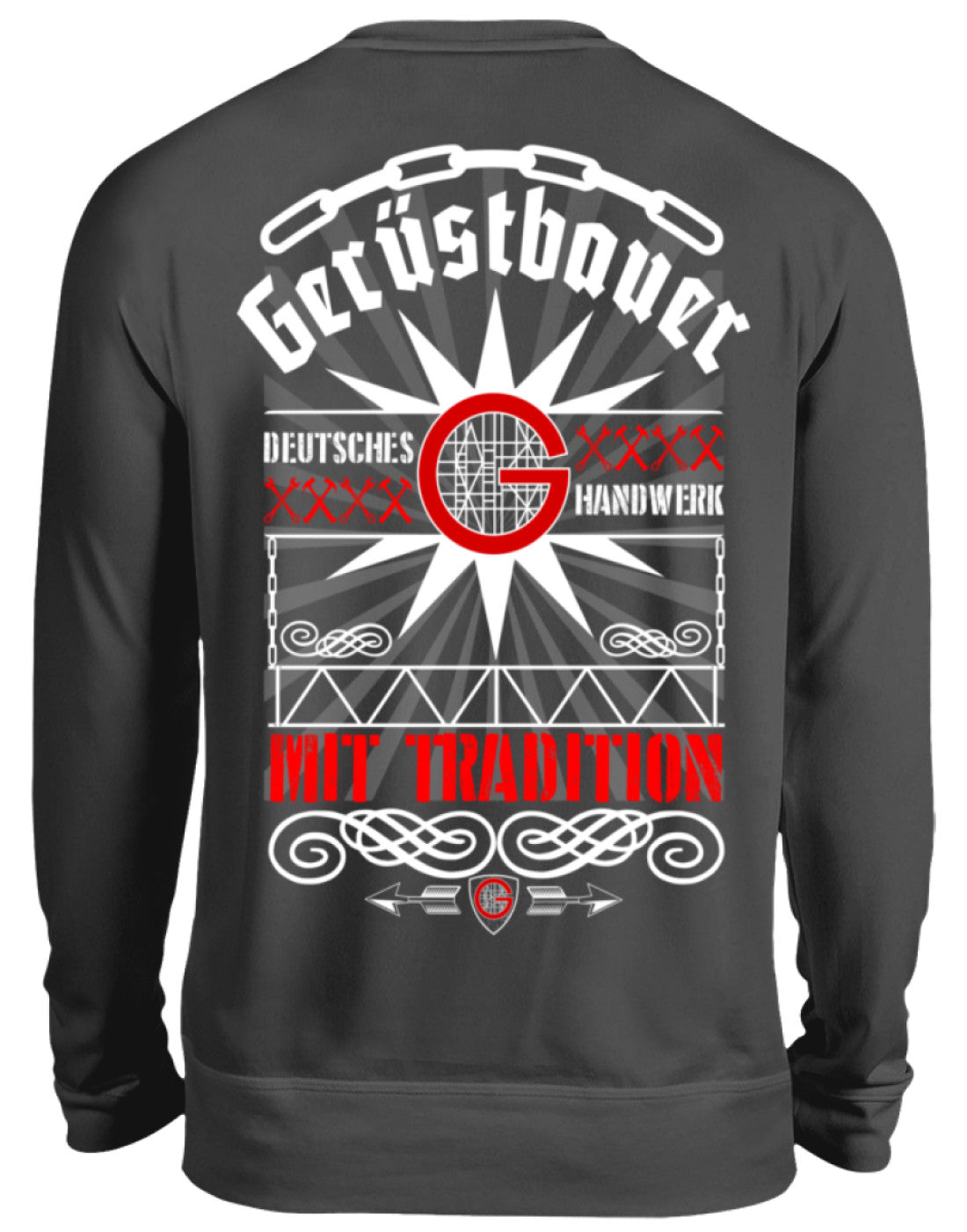 Gerüstbauer Handwerk mit Tradition  - Unisex Pullover €32.95 Gerüstbauer - Shop >>
