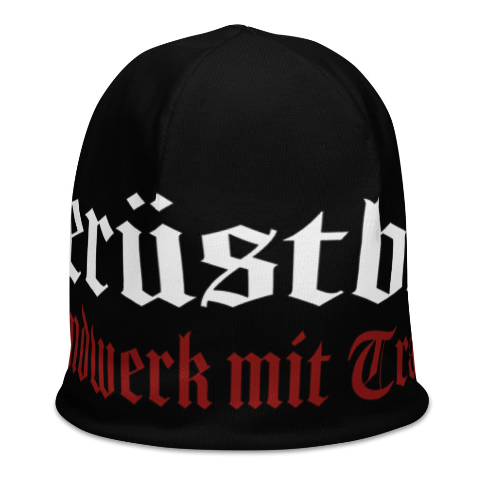 Gerüstbauer Beanie mit Allover-Druck