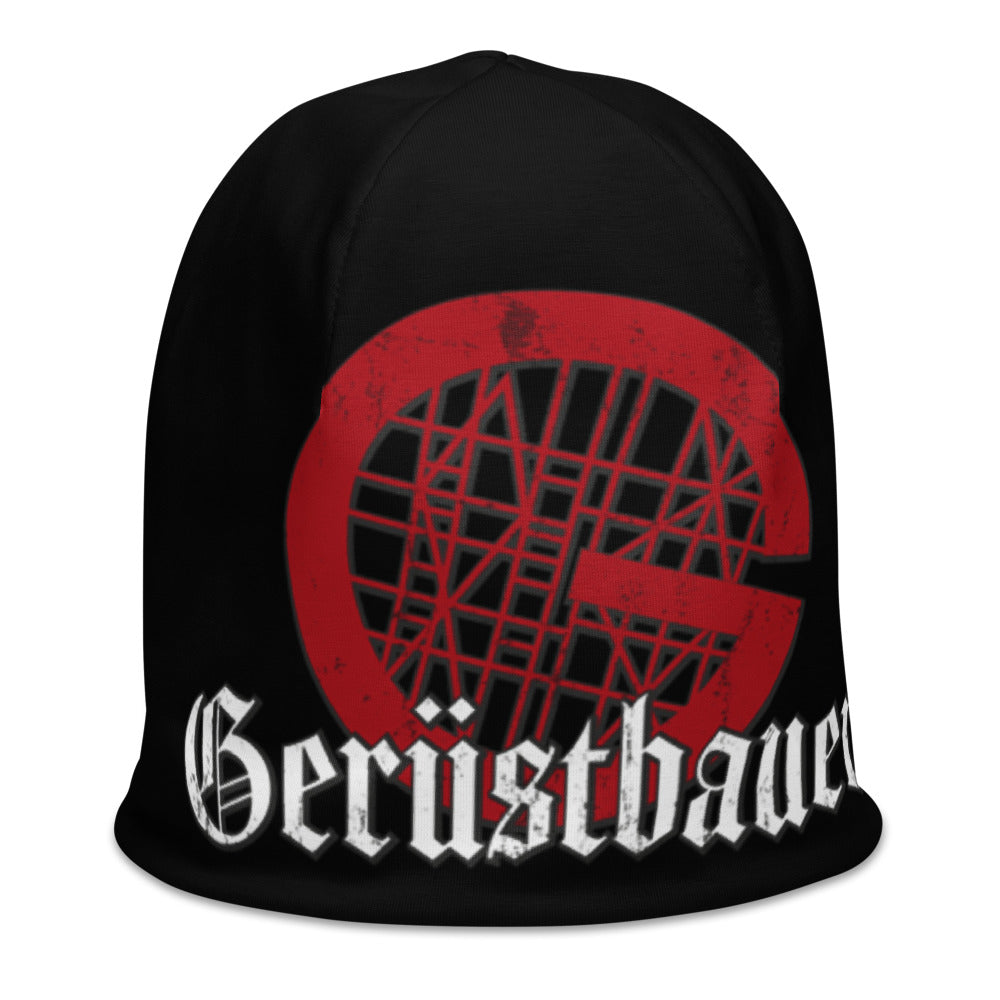 Gerüstbauer Beanie mit Allover-Druck