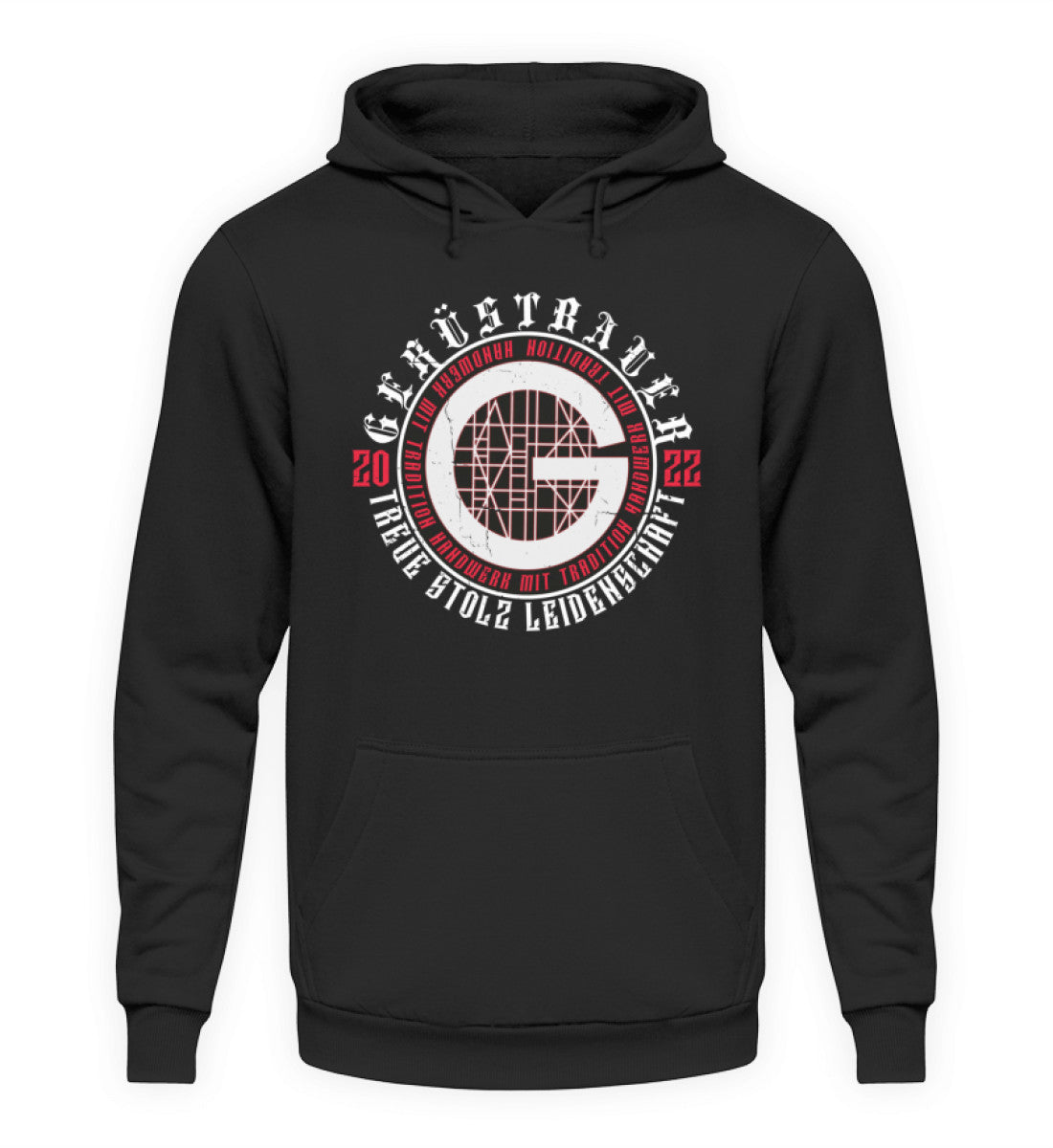 Gerüstbauer Hoodie 2022 / www.geruestbauershop.de