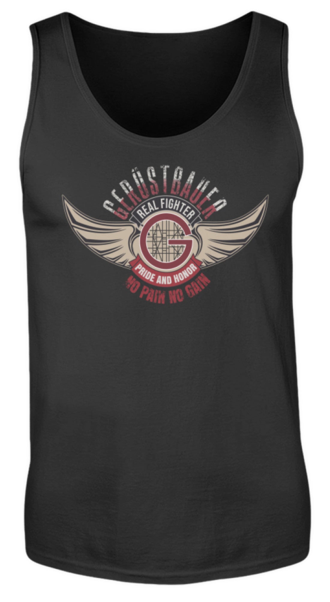 Gerüstbauer REAL FIGHTER  - Herren Tanktop €19.95 Gerüstbauer - Shop >>