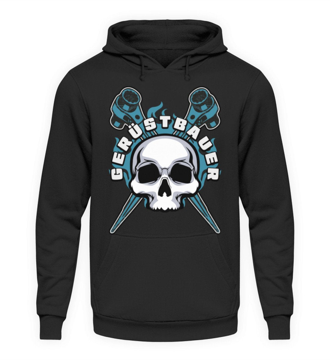 Gerüstbauer Hoodie & Shirts bedruckt www.geruestbauershop.de