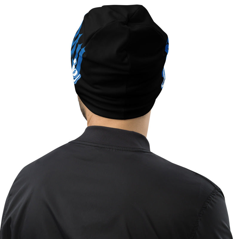 Gerüstbauer Beanie mit Allover-Druck
