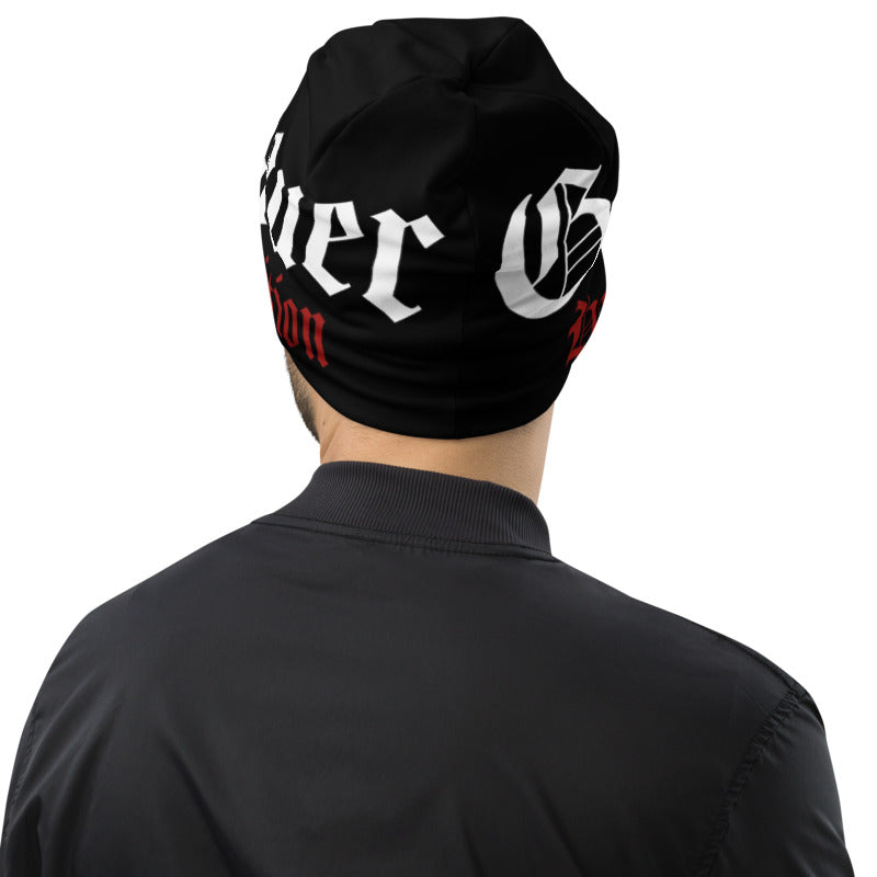 Gerüstbauer Beanie mit Allover-Druck