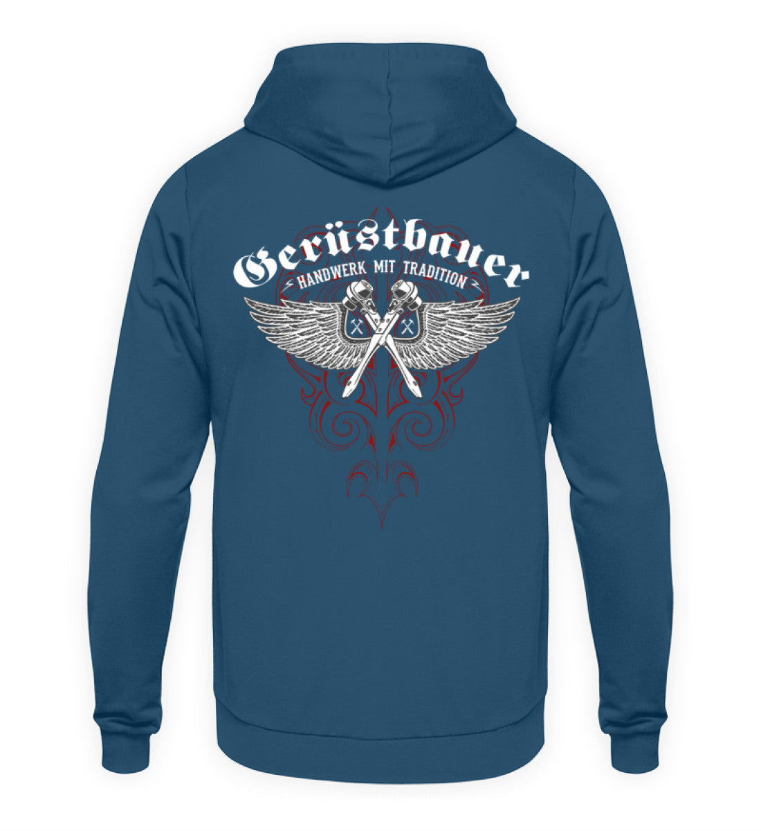 Gerüstbauer / Flügel / Ratsche  - Unisex Kapuzenpullover Hoodie €34.95 Gerüstbauer - Shop >>