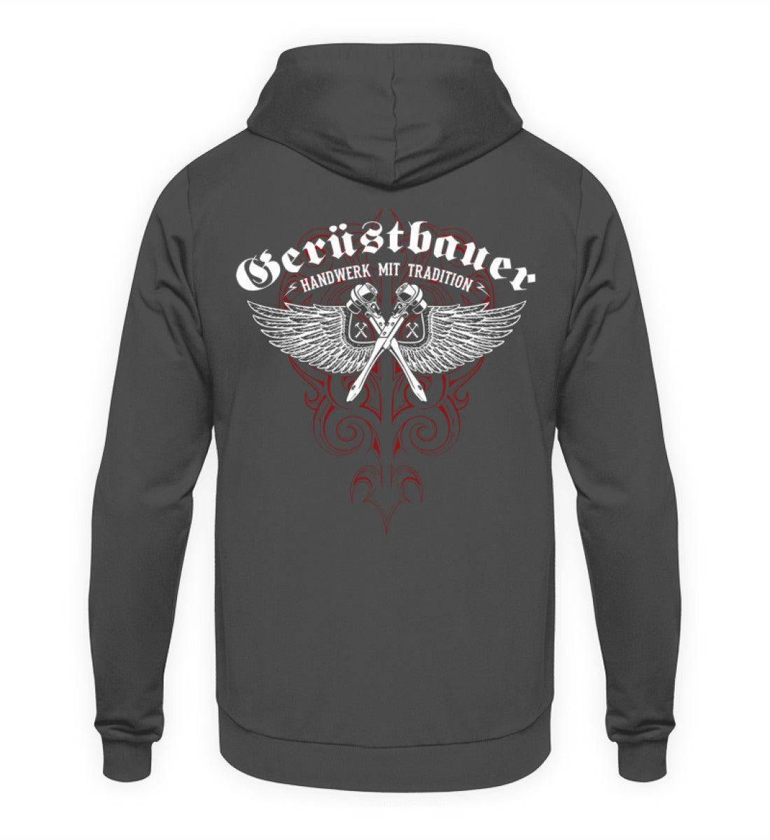 Gerüstbauer / Flügel / Ratsche  - Unisex Kapuzenpullover Hoodie €34.95 Gerüstbauer - Shop >>