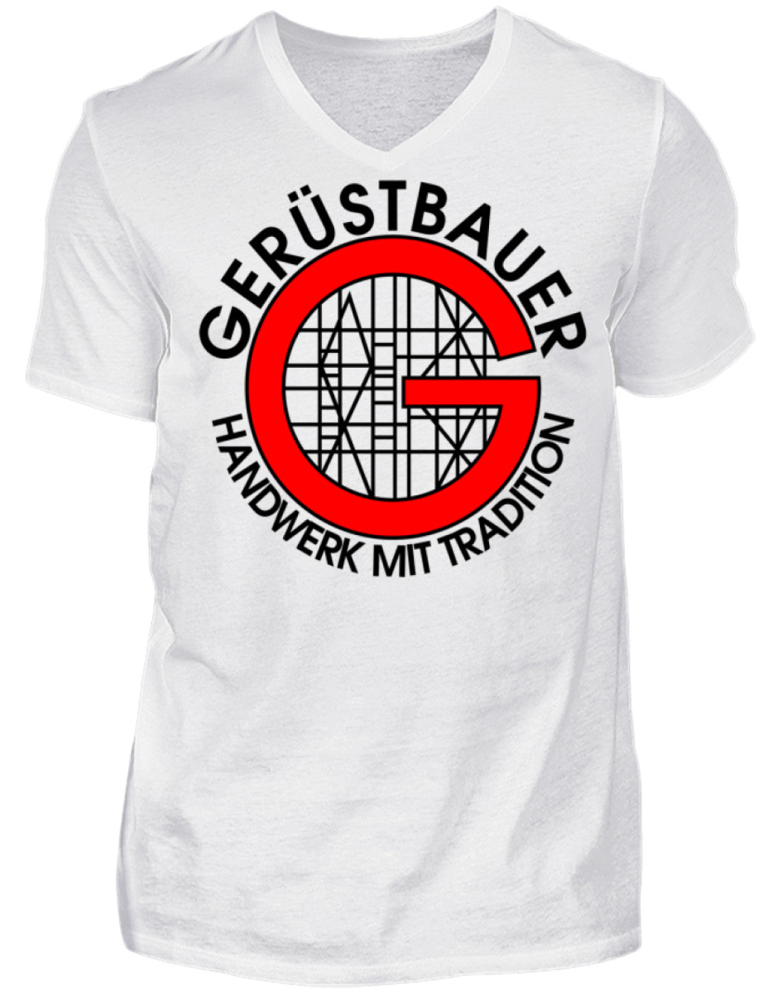 Gerüstbauer / Handwerk mit Tradition  - Herren V-Neck Shirt €21.95 Gerüstbauer - Shop >>