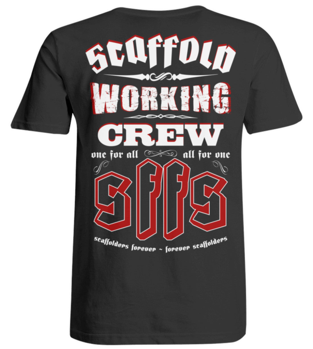 SCAFFOLD WORKING CREW  - Übergrößenshirt €29.95 Gerüstbauer - Shop >>