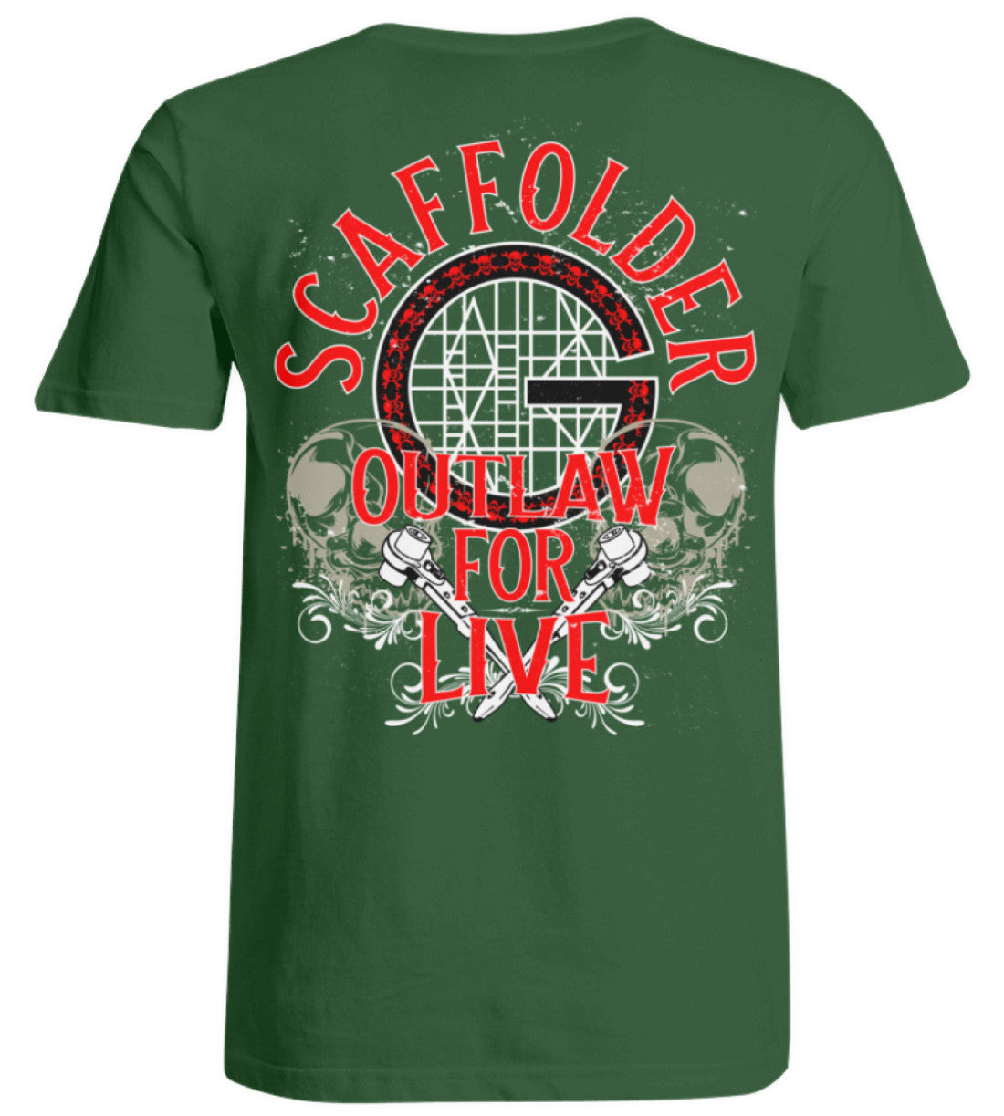 Scaffolder / Outlaw for Live  - Übergrößenshirt €29.95 Gerüstbauer - Shop >>