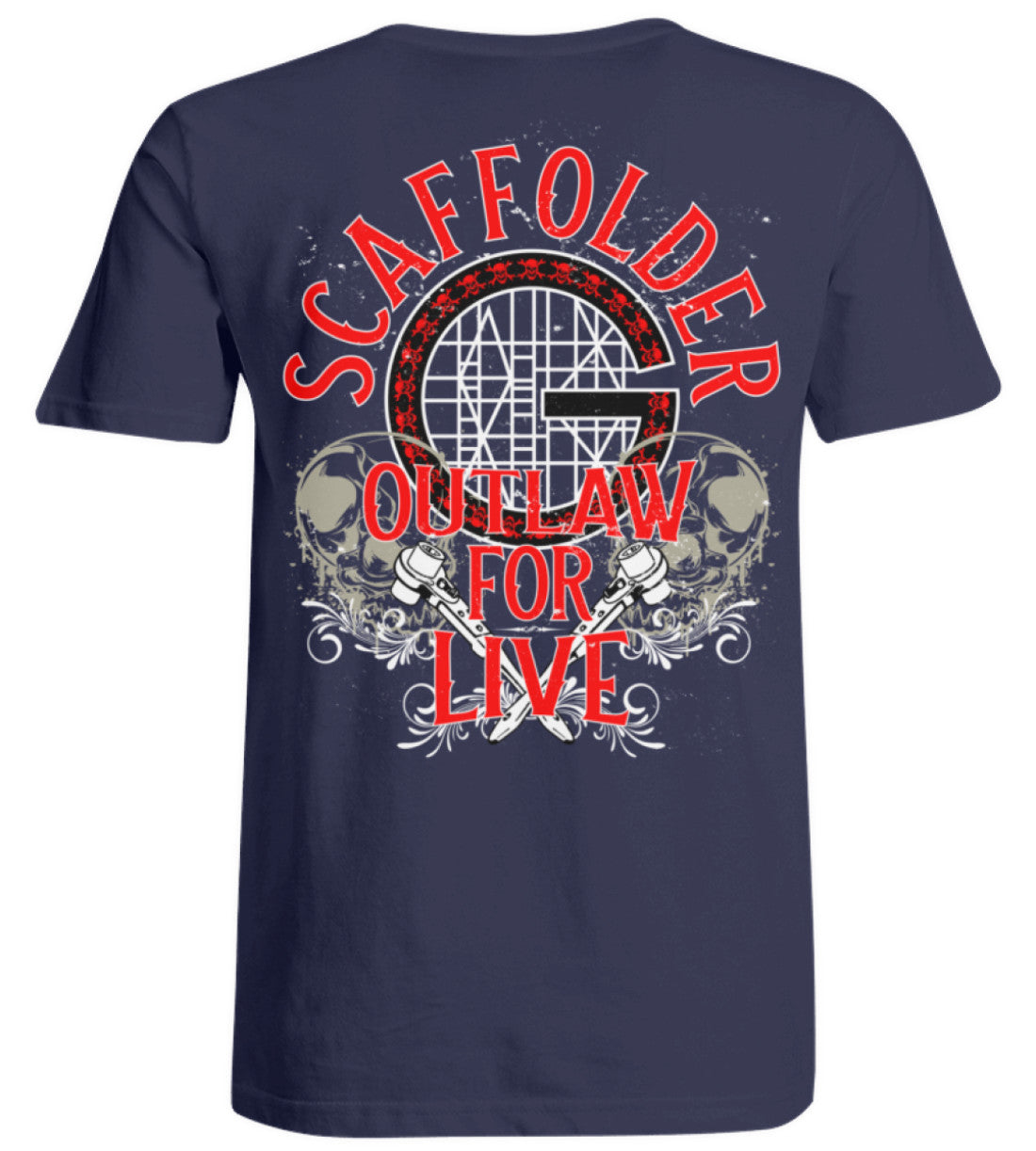 Scaffolder / Outlaw for Live  - Übergrößenshirt €29.95 Gerüstbauer - Shop >>