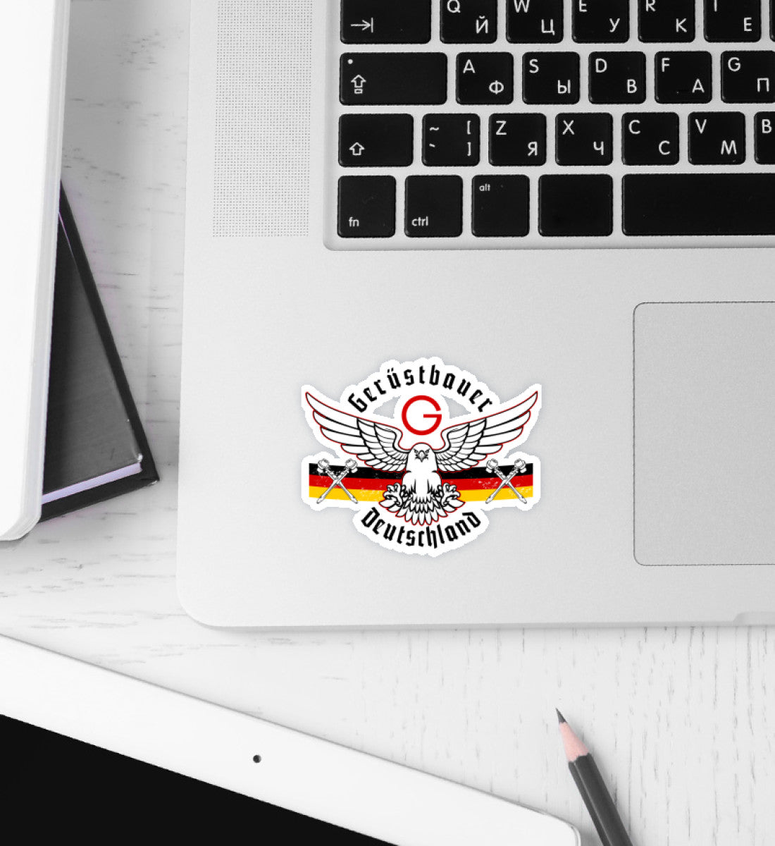 Gerüstbauer Deutschland  - Sticker 5x5 €2.95 Gerüstbauer - Shop >>