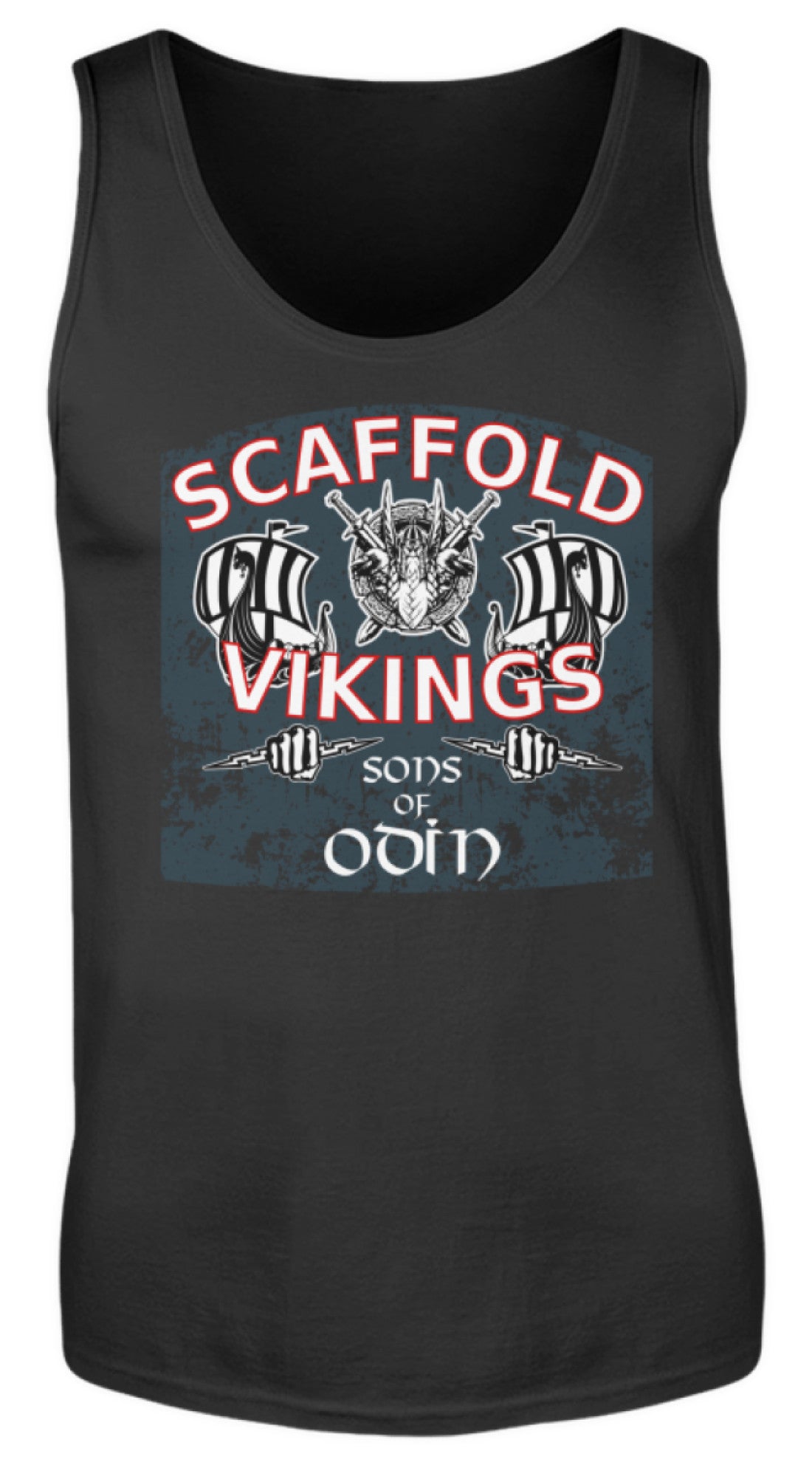 Scaffold Vikings  - Herren Tanktop €19.95 Gerüstbauer - Shop >>