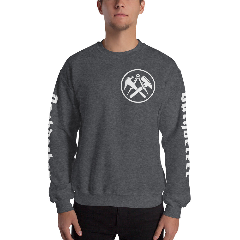 Dachdecker Sweatshirt Zunftzeichen €44.95 Gerüstbauer - Shop >>