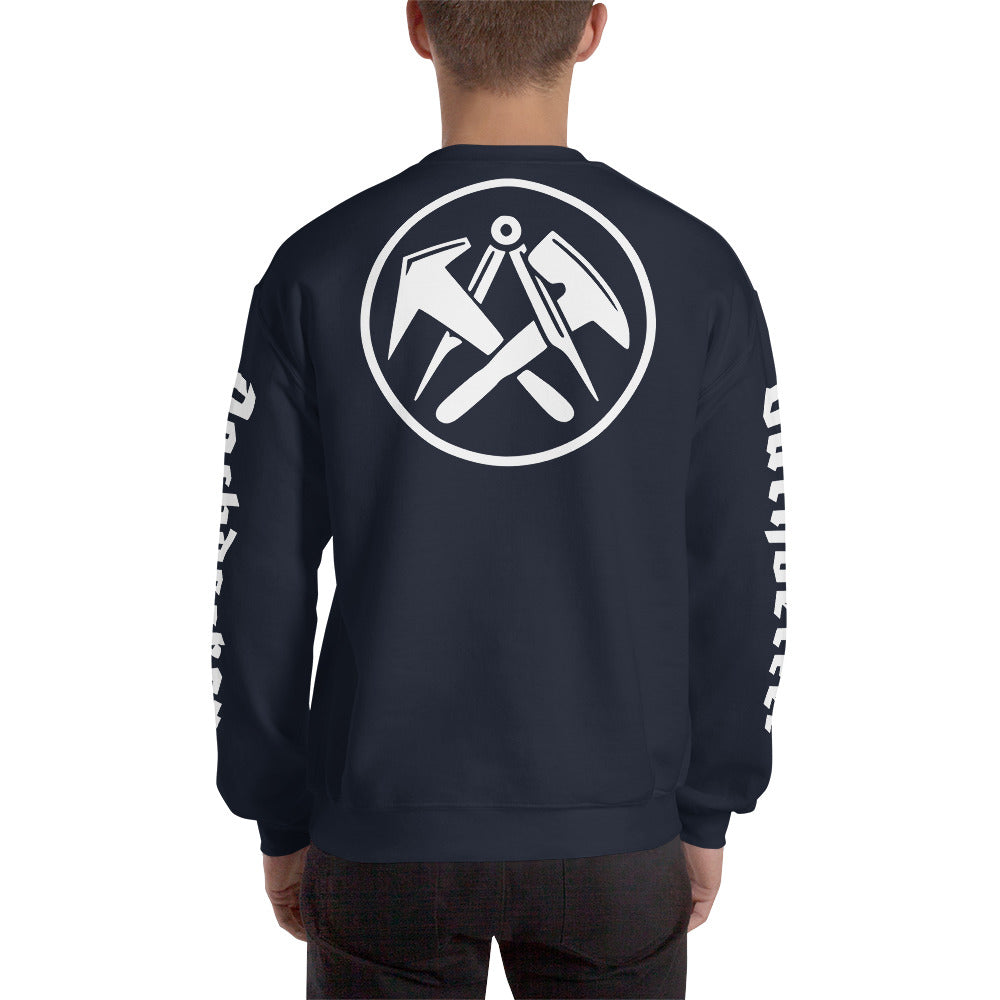 Dachdecker Sweatshirt Zunftzeichen €44.95 Gerüstbauer - Shop >>