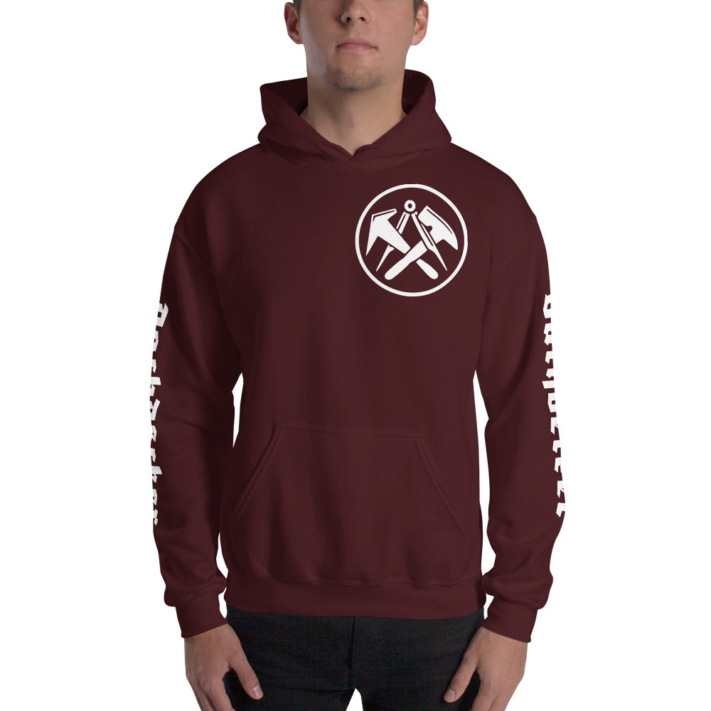 Dachdecker Kapuzenpulli €47.95 Gerüstbauer - Shop >>