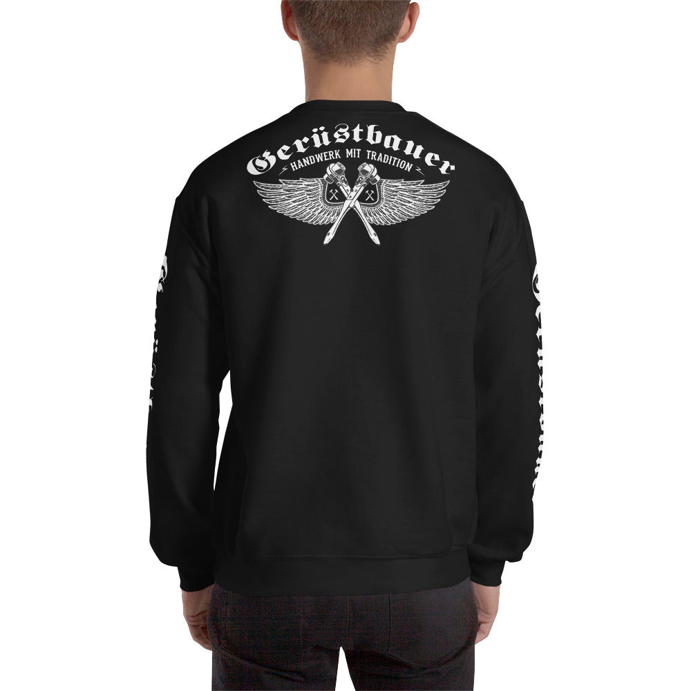 Gerüstbauer Sweatshirt mit Armdruck €44.95 Gerüstbauer - Shop >>