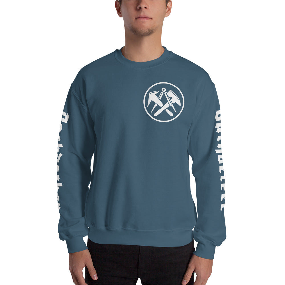 Dachdecker Sweatshirt Zunftzeichen €44.95 Gerüstbauer - Shop >>