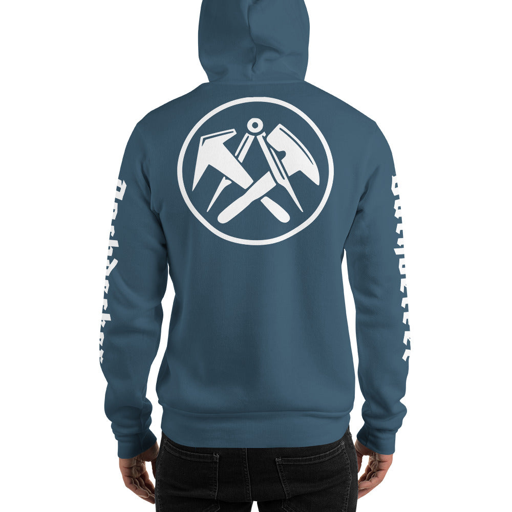 Dachdecker Kapuzenpulli €47.95 Gerüstbauer - Shop >>
