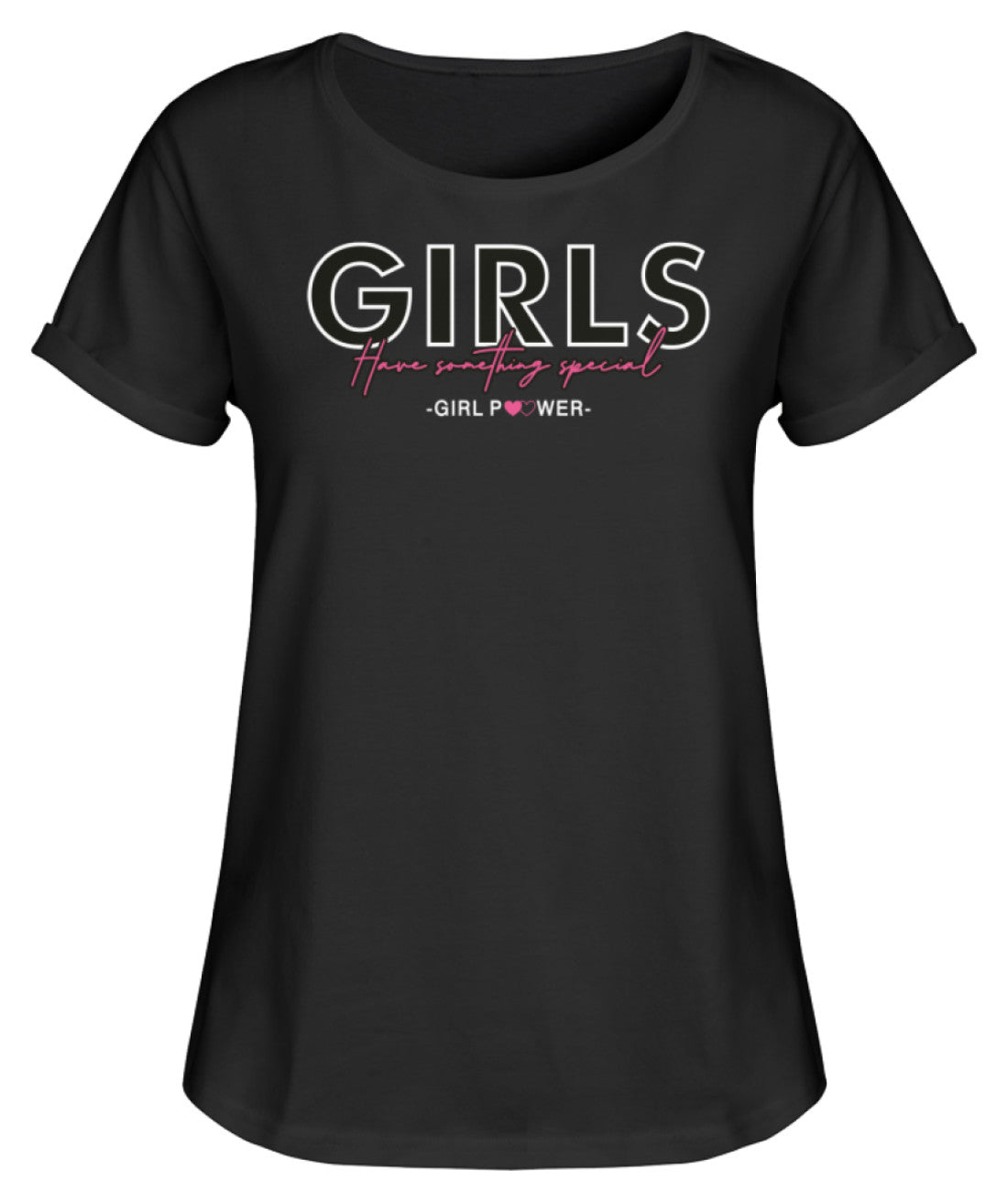 Girl Power  - Damen RollUp Shirt €24.95 Gerüstbauer - Shop >>