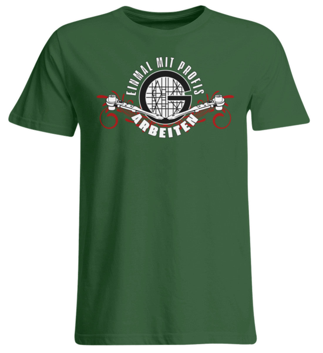 EINMAL MIT PROFIS ARBEITEN  - Übergrößenshirt €24.95 Gerüstbauer - Shop >>