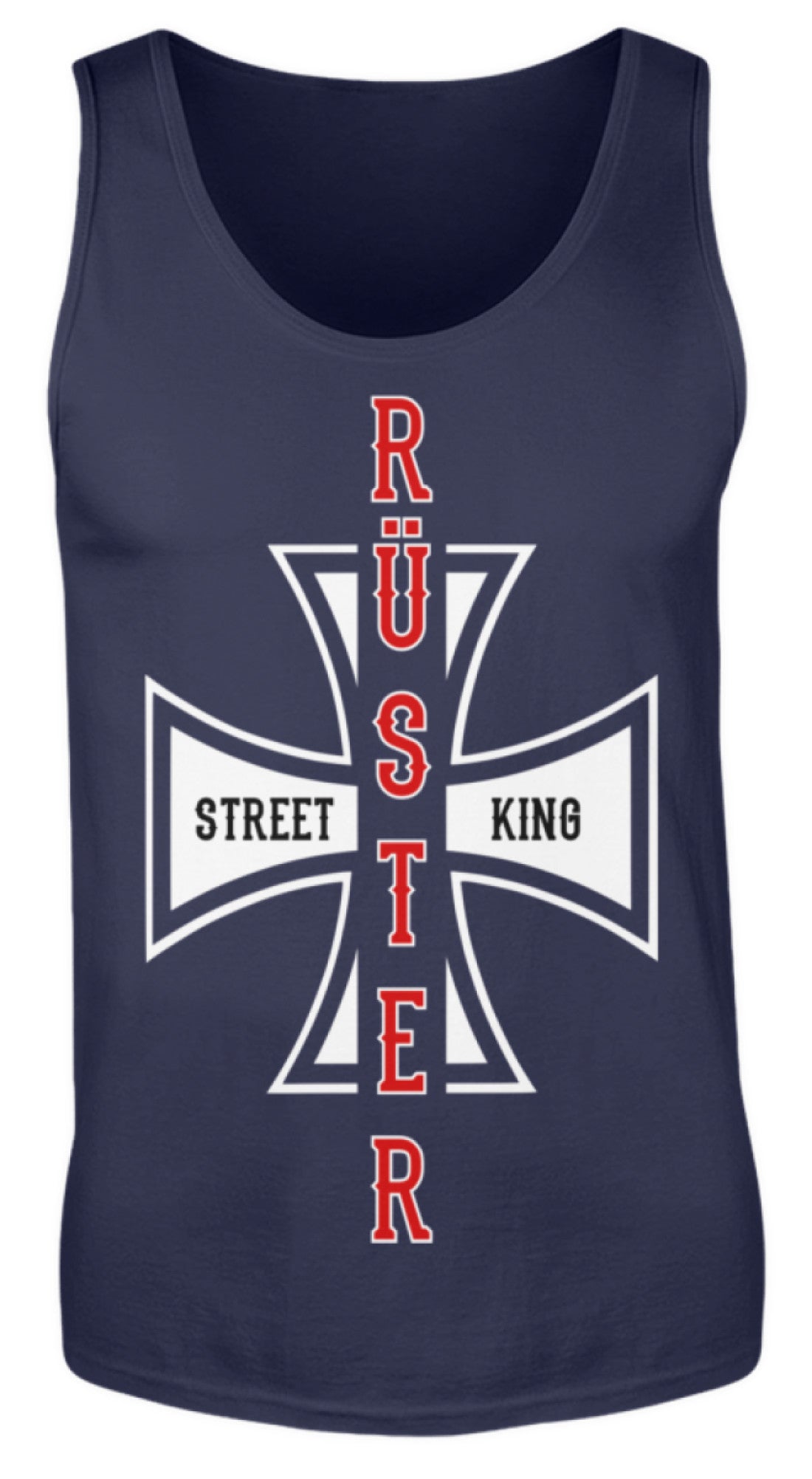 Rüster Street King !!!   - Herren Tanktop €19.95 Gerüstbauer - Shop >>