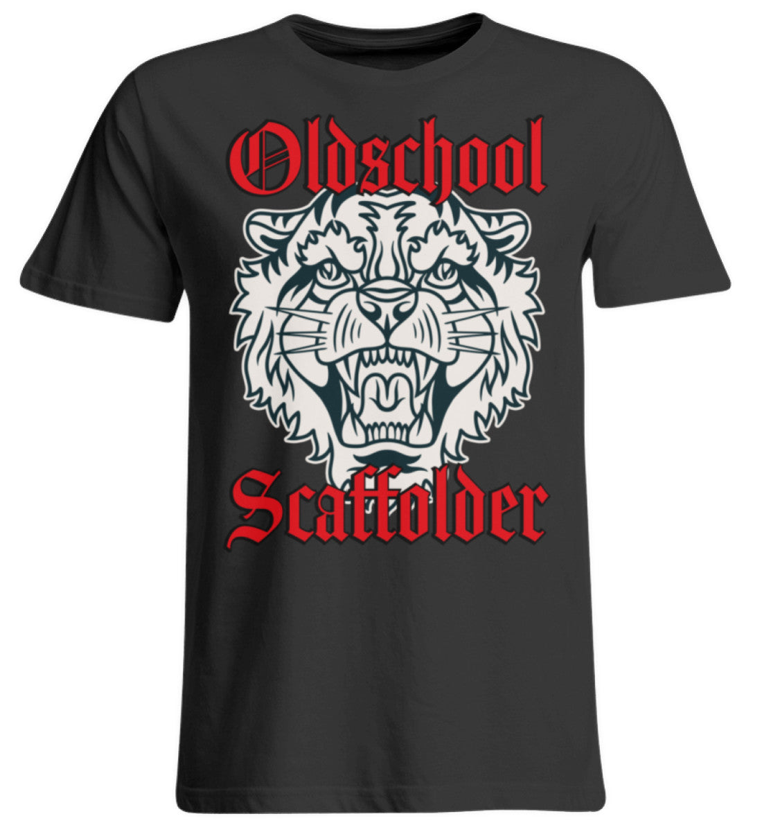 Oldschool Scaffolder / Tiger  - Übergrößenshirt €26.95 Gerüstbauer - Shop >>