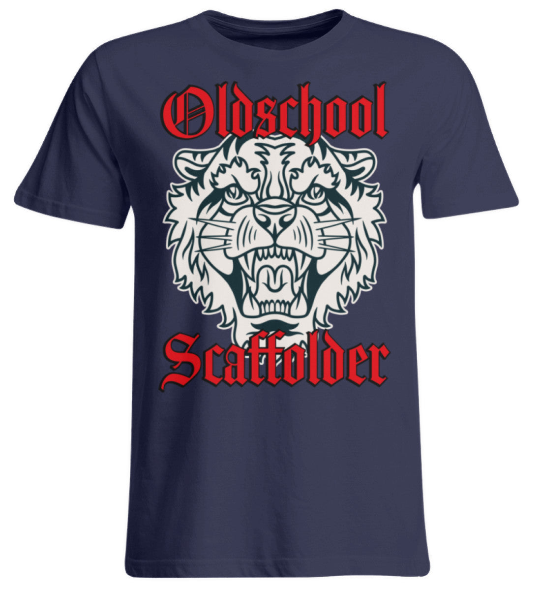 Oldschool Scaffolder / Tiger  - Übergrößenshirt €26.95 Gerüstbauer - Shop >>